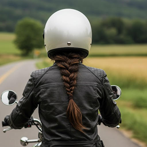 Come tenere i capelli per un viaggio in moto: consigli per una chioma al top sotto il casco